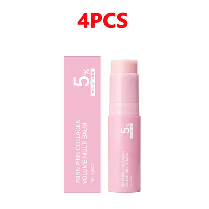 PDRN Pink Collagen Multi Balm Stick - Face & Body Radiance Care for Under-Eyes, Neck & Fine Lines