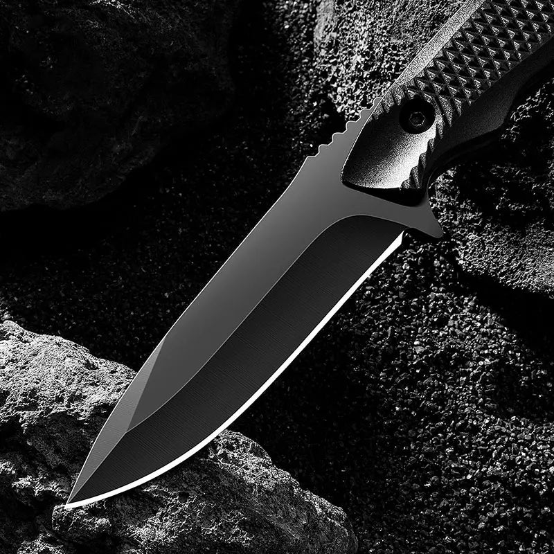 Stainless Steel Sheath Pocket Knife - High Hardness Portable Outdoor BBQ & Utility Cutting Tool