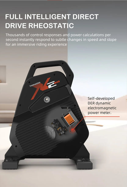 ThinkRider X2Max Smart Bike Trainer — MTB & Road Bicycle Home Trainer with Built-In Power Meter