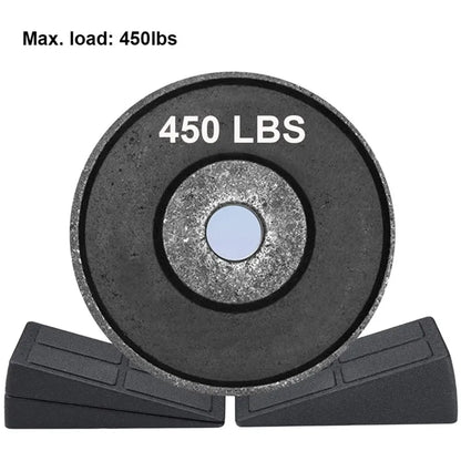 3-Piece Yoga Bricks Squat Wedge Set: Adjustable Slant Board for Exercise Gym Fitness - Non-Slip Foot Stretcher, Yoga Accessories