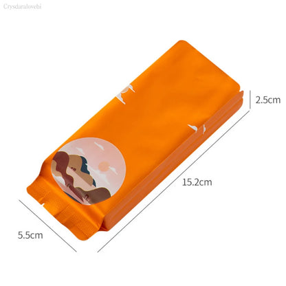 100Pcs Aluminum Foil Tea Bags - Vacuum Heat Seal Food, Coffee & Mylar Packaging Pouches