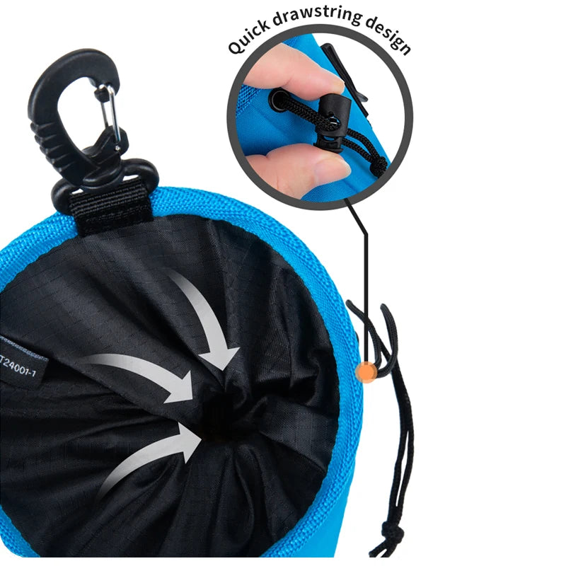 Portable Dog Training Treat Bag - Small Combination Waist Pouch for Puppy Snacks, Leash Walks & Outdoor Pet Training