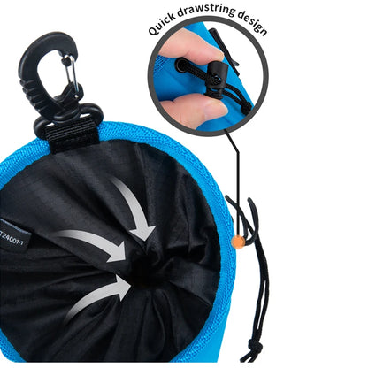 Portable Dog Training Treat Bag - Small Combination Waist Pouch for Puppy Snacks, Leash Walks & Outdoor Pet Training