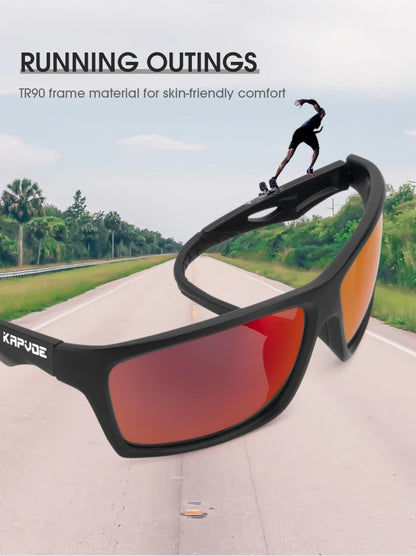 KAPVOE Polarized Sunglasses – Men & Women Fishing, Hiking, Driving, Cycling, and Sports Eyewear