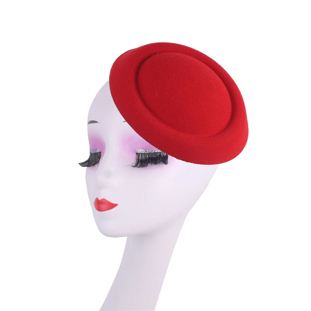17CM Fascinator Bases for DIY Hair Accessories - Ladies' Wedding Hat, Millinery Cap for Bridal Chapeau