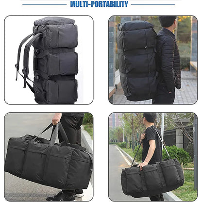 100L Large Travel & Camping Backpack — Men’s Outdoor Hiking, Trekking, Tactical Duffel & Weekend Carry-On Luggage