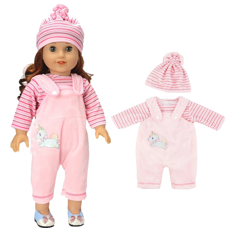 18" American Doll Clothes Set — Jacket and Pants Outfit for Baby Dolls