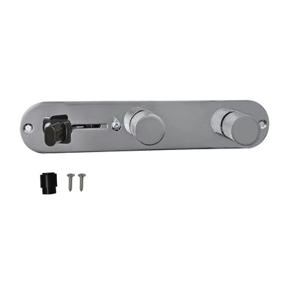PHRILM Pre-Wired TL Control Plate - 3-Way Guitar Wiring Harness with Volume & Tone Knobs