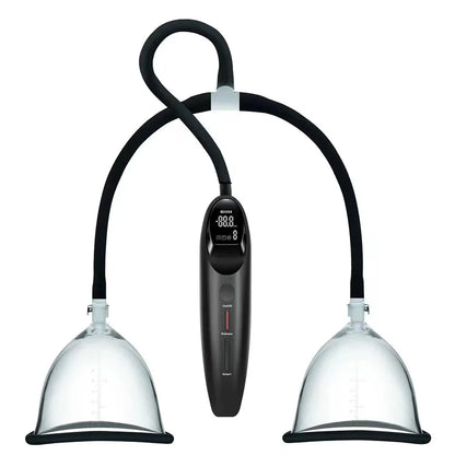 Electric Manual Vacuum Pump - Adult Negative Pressure Suction Device with Pressure Gauge for Personal Wellness Use