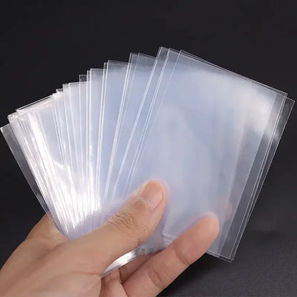 100/300-Piece Trading Card Sleeves - 66 × 91mm Clear Protective Card Holders for Italian Brainrot Collectible Cards