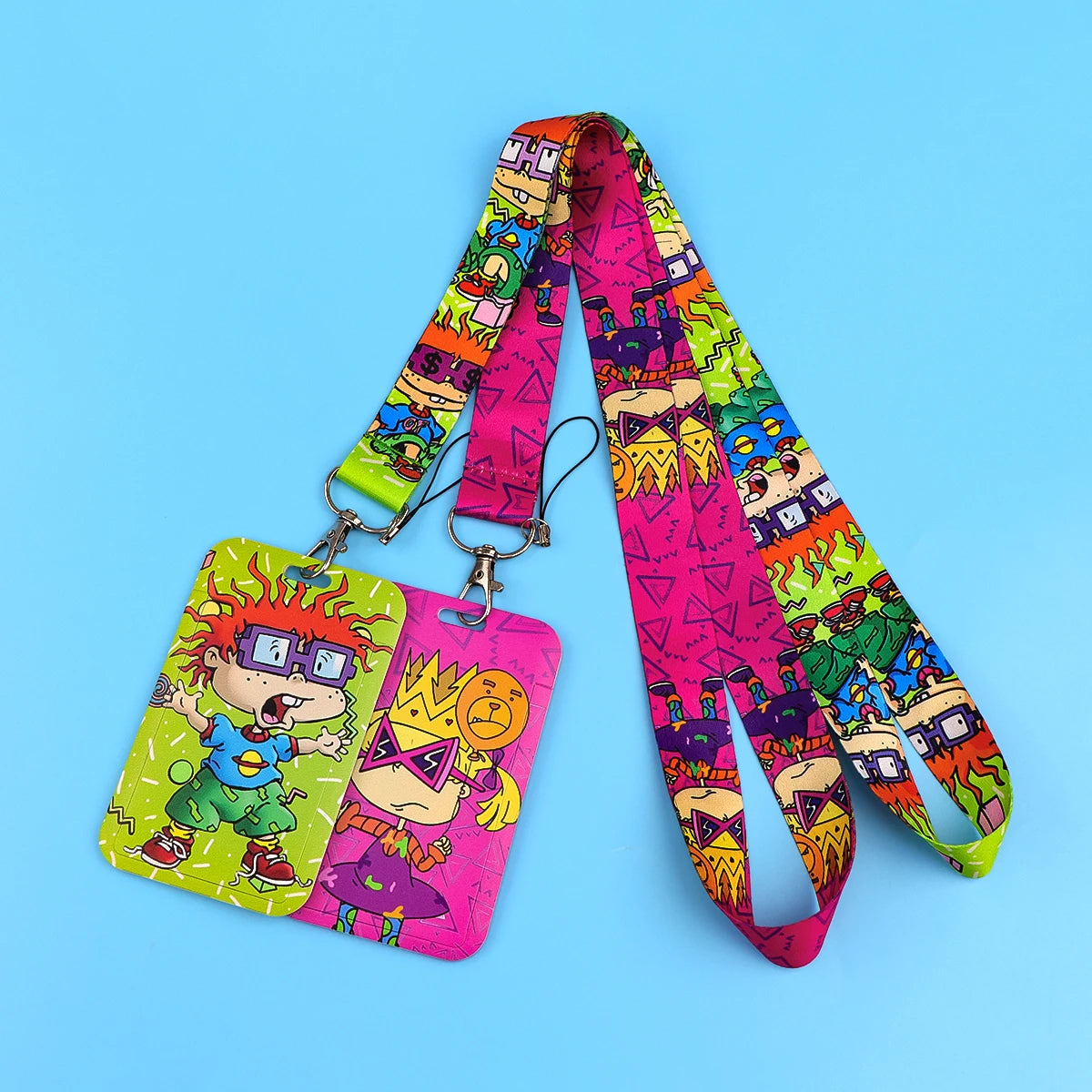Animated Comedy Lanyard — Key Neck Strap for ID Card, Cell Phone, Badge Holder, Keychain Accessories & Gifts