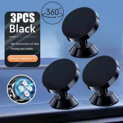 Universal Magnetic Car Phone Holder — Dashboard & Wall Mount Stand for iPhone, Xiaomi, Huawei, Samsung