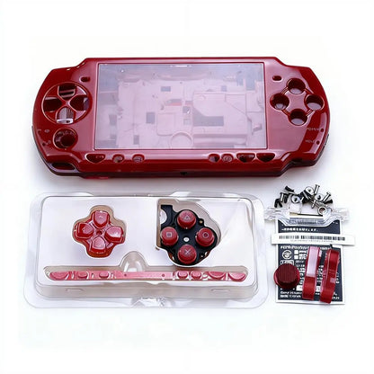 PSP 2000 Full Housing Shell Replacement Kit - Multi-Color Protective Console Casing with Complete Parts Set