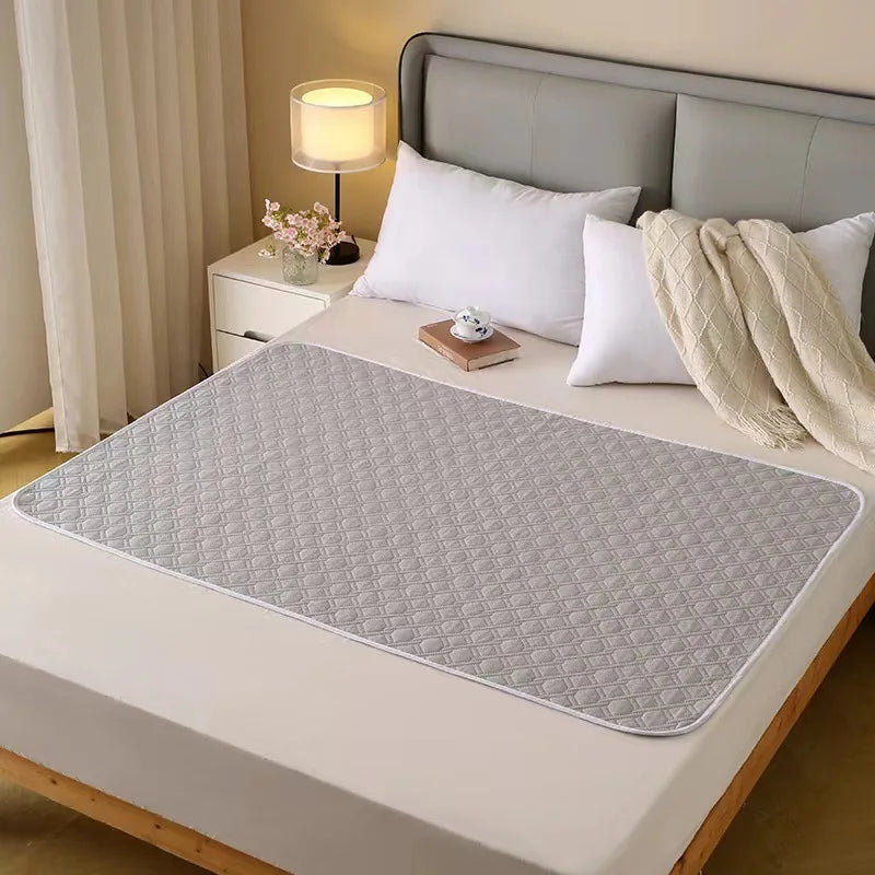 Breathable Waterproof Urine Mattress – Washable Cotton Bed Cushion for Nursing & Diaper Care, Extra Large Size