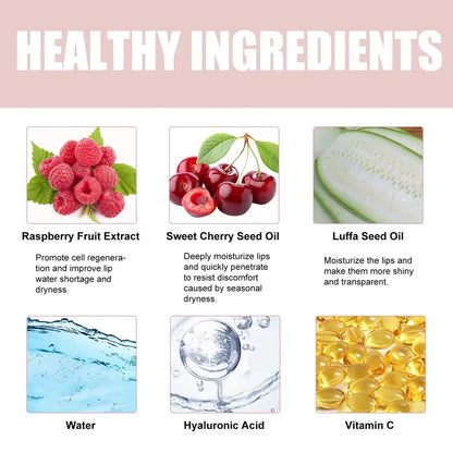 Instant Lip Plumper Gloss – Nourishing Anti-Wrinkle Moisturizing Lip Serum for Sexy, Full Lips