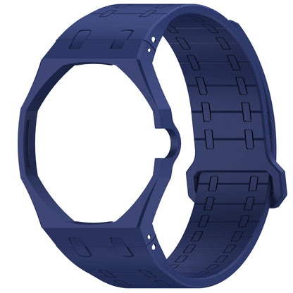 Magnetic Swatch x AP Royal Pop Watch Conversion Kit - Replacement Case and Strap for Pocket-to-Wristwatch Modification