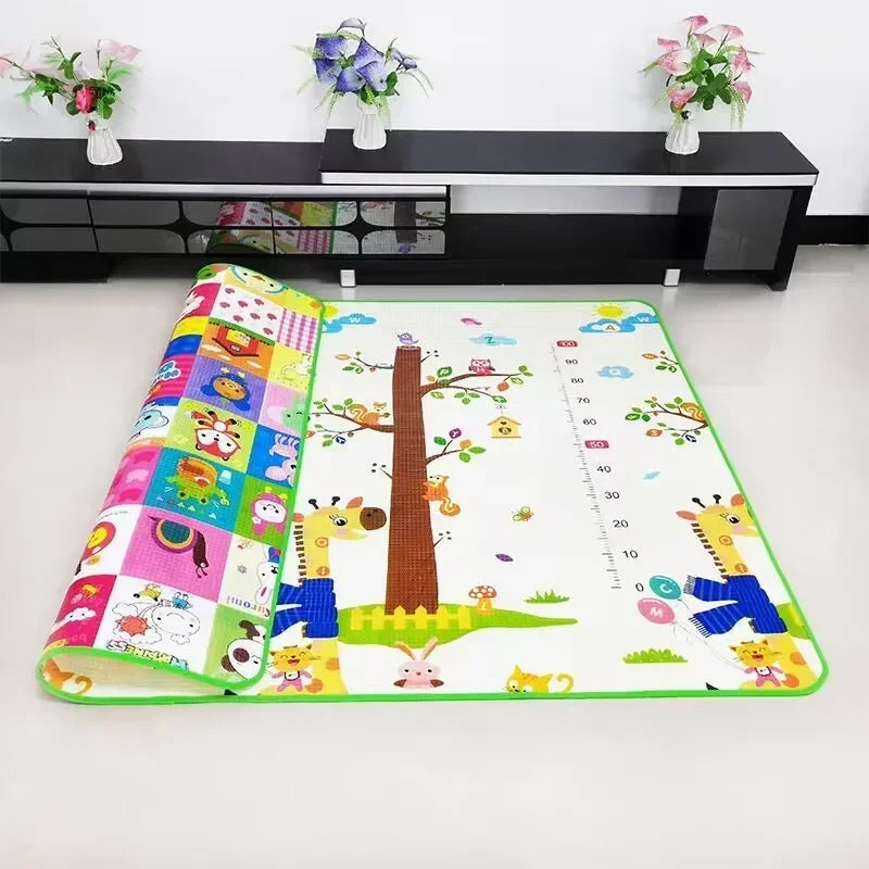 Baby Crawling Play Mat - Non-Toxic EPE Foam Safety Rug, 1cm Thickness, Two Thickness Options and Five Sizes for Kids’ Play Areas