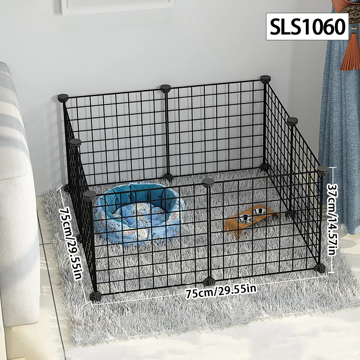 Indoor Dog Cage Wire Mesh Fence – Teddy Pet Escape Barrier