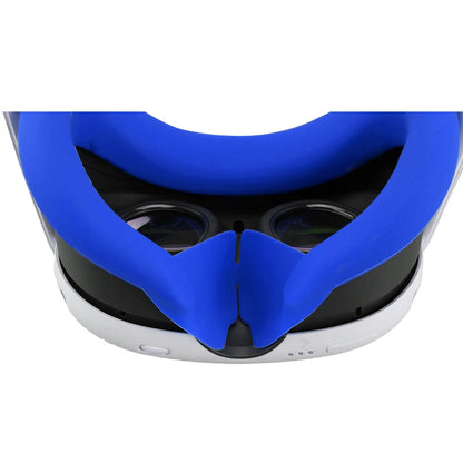 Silicone VR Face Mask for Meta Quest 3 — Sweatproof, Lightproof Facial Interface Cushion, VR Accessories