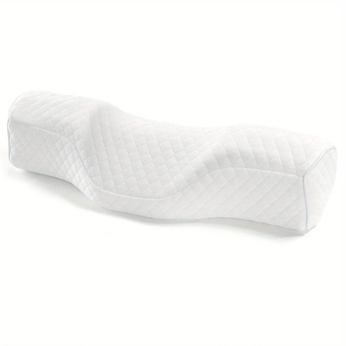 Orthopedic Memory Foam Neck Pillow – Cervical Support, Breathable & Washable, Perfect for All Sleepers