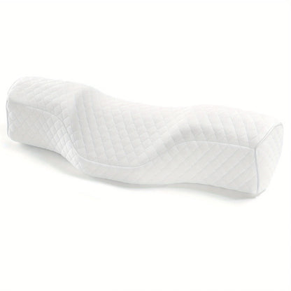 Orthopedic Memory Foam Neck Pillow – Cervical Support, Breathable & Washable, Perfect for All Sleepers