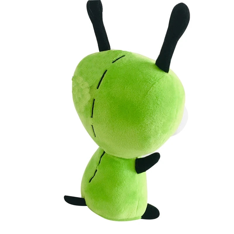 28cm Alien ET 3D Eyes Green Plush Toy – Invader ZIM GIR Dog Soft Stuffed Collectible, Christmas Gift for Children