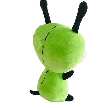28cm Alien ET 3D Eyes Green Plush Toy – Invader ZIM GIR Dog Soft Stuffed Collectible, Christmas Gift for Children