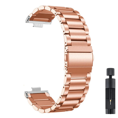 Stainless Steel Strap for Huawei Watch – Metal Bracelet Band for Fit3, Fit4 & Fit4 Pro, Unisex Replacement