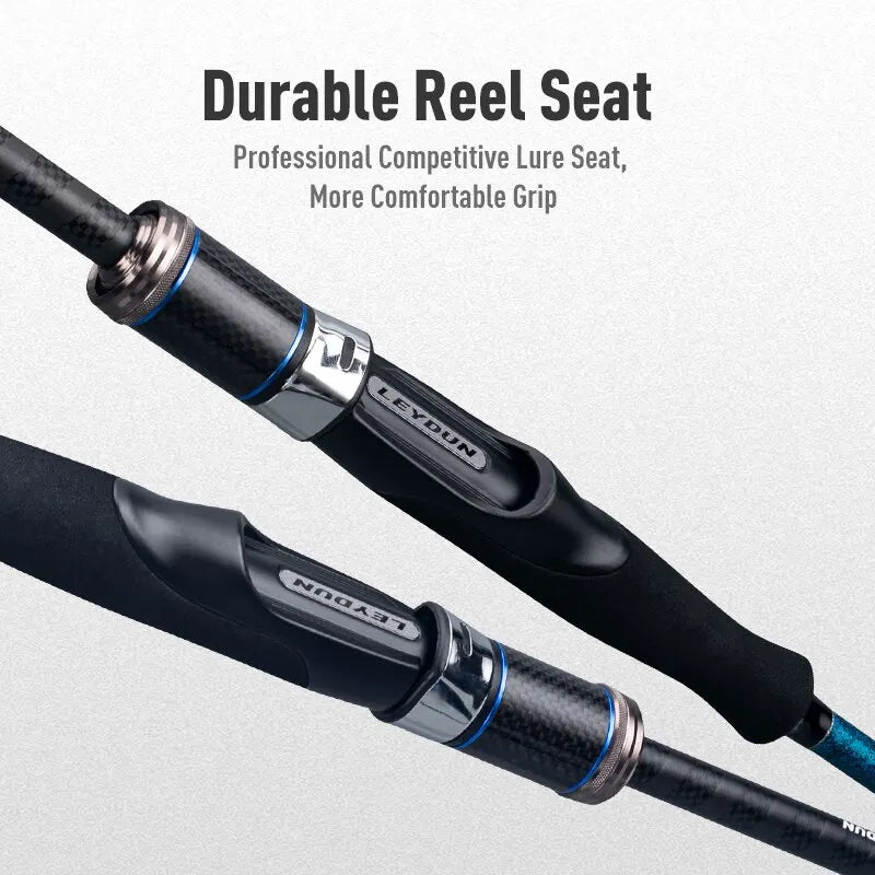 Blue Inshore Fishing Rod - Lightweight Fast-Action Saltwater Spinning Rod