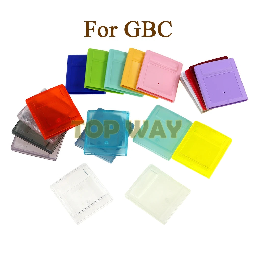 50PCS GBC Game Cartridge Shell Set - Replacement Housing Covers for GB GBP GBA SP Game Cards
