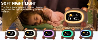 Kids Alarm Clock – OK to Wake Sleep Training Clock with Sound Machine, Birthday Gift for Boys & Girls