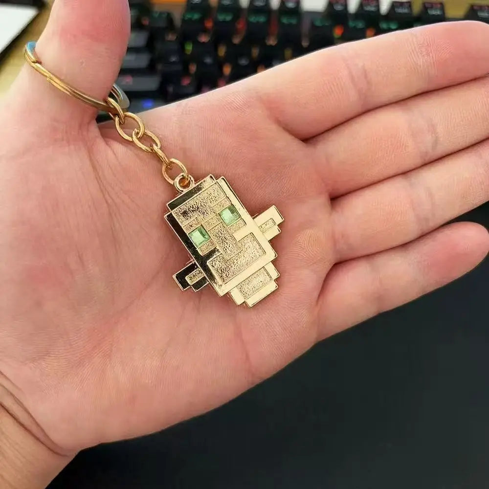 Totem of Undying Cosplay Keychain - Alloy Cyberpunk Pendant for Bags, Keys & Gaming Accessories