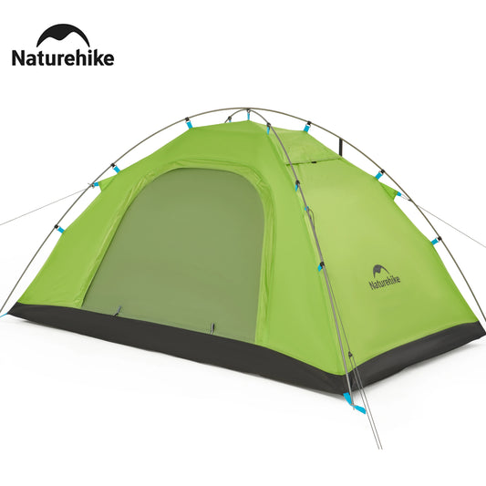 Naturehike 2024 New Camping Tent – Ultralight 2-Person Outdoor Tent, Large Space, Mosquito-Repellent, Quick Set for Beach & Hiking