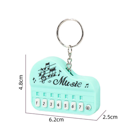 Mini Electronic Piano Keychain - Luminous Musical Toy Pendant and Creative Gift for Music Lovers