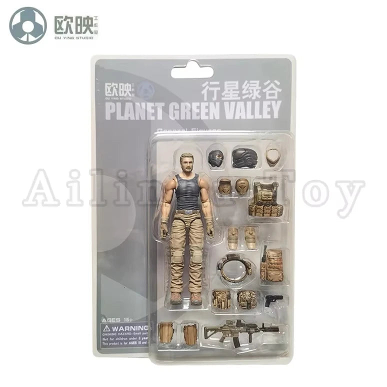 Ou Ying Studio 1/18 Planet Green Valley PGV 3.75" EFSA Female Action Figure — Anime Model Collectible