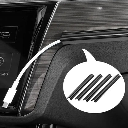 4-Piece Car Cable Organizer Kit – Universal Wire Sleeves for a Neat, Protected and Clutter-Free Interior