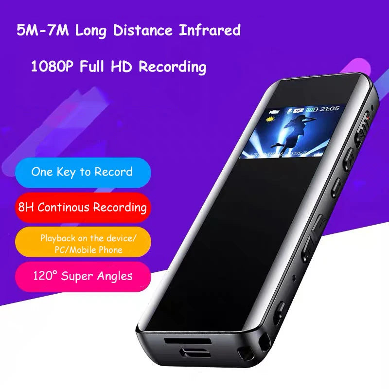A13 Mini Camera with LCD Screen – Full HD 1080P Home Camcorder, Night Vision Micro Video and Voice Recorder
