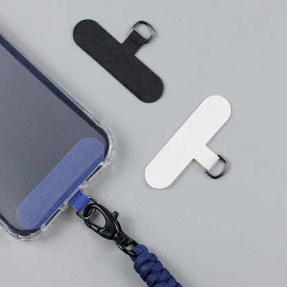 10Pcs Universal TPU Mobile Phone Anti-Lost Lanyard Set: Nylon Detachable Hanging Cord Strap with Patch Tether Pad