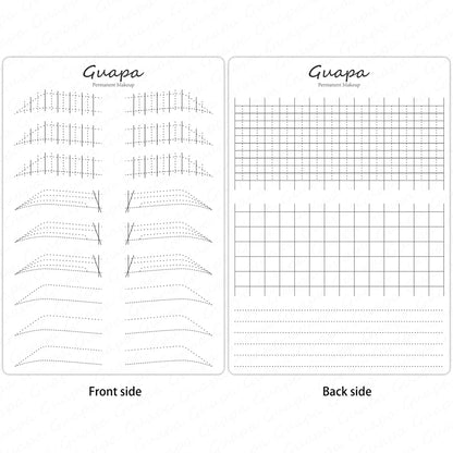 Microblading Practice Skin Sheets — Eyebrow Segment Tip Joint Texture for Semi-Permanent Makeup Training