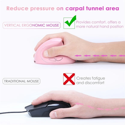 JOMAA Rechargeable Vertical Wireless Mouse – Ergonomic Right-Hand 2.4G USB Gaming & Laptop Mouse