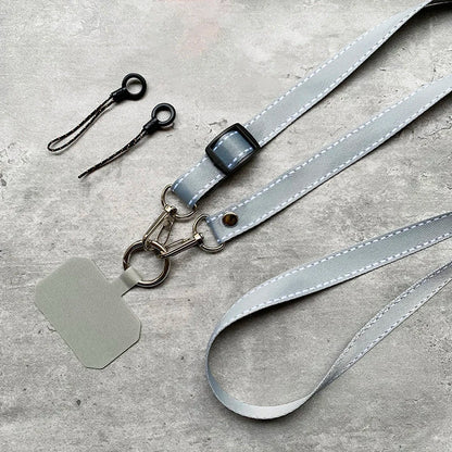 Simplicity Crossbody Cell Phone Lanyard – Adjustable Neck Strap with Universal Clip Gasket, Anti-Lost Mobile Phone Lanyard