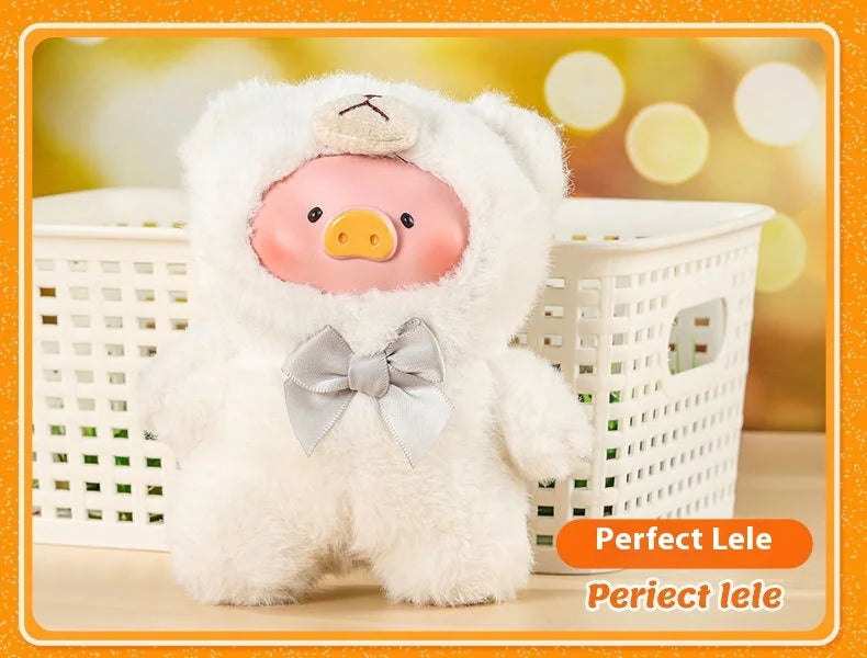 Blind Box Lulu Pig Vinyl Plush – Retro Teddy Series Cute Bag & Desktop Decoration Gift