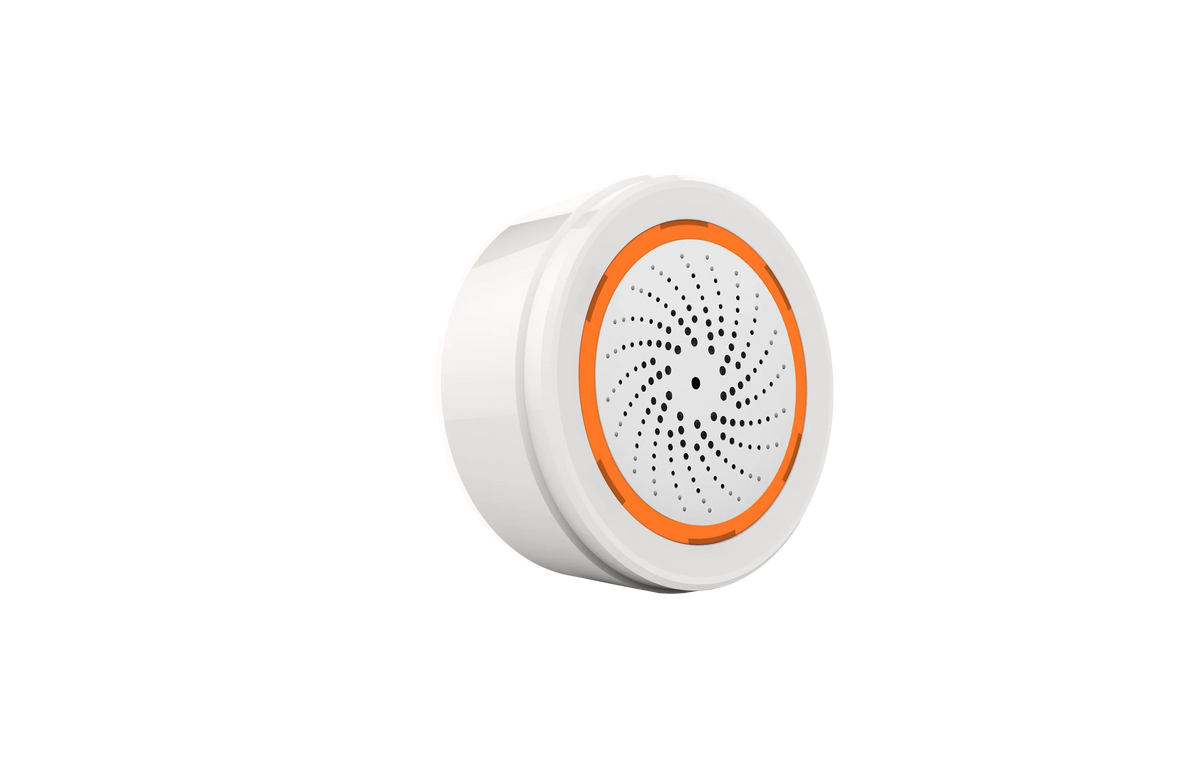 ONENUO Tuya Zigbee Smart Siren Alarm - Home Security Strobe Alert with USB Power & Built-In Battery