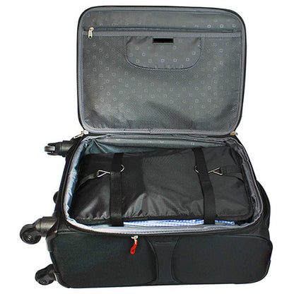 Portable Travel Luggage Organizer – 3-Shelf Collapsible Hanging Closet & Packing Cube Storage Bag