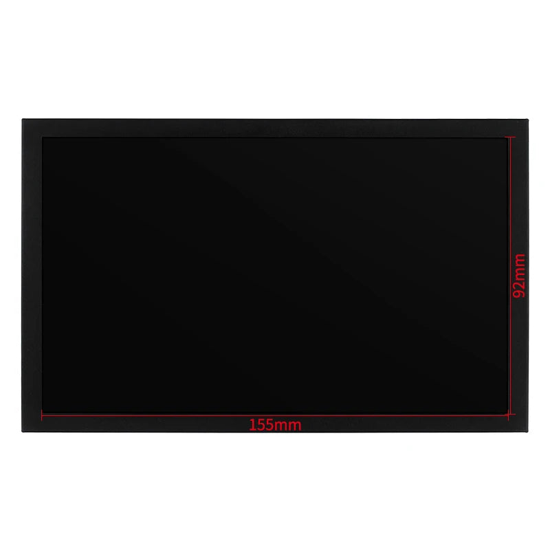 7-Inch Portable IPS Display — 1024x600 LCD with HDMI, VGA, AV Input & Type-C Power for PC, Laptop, Camera, TV Box & DVD Screen