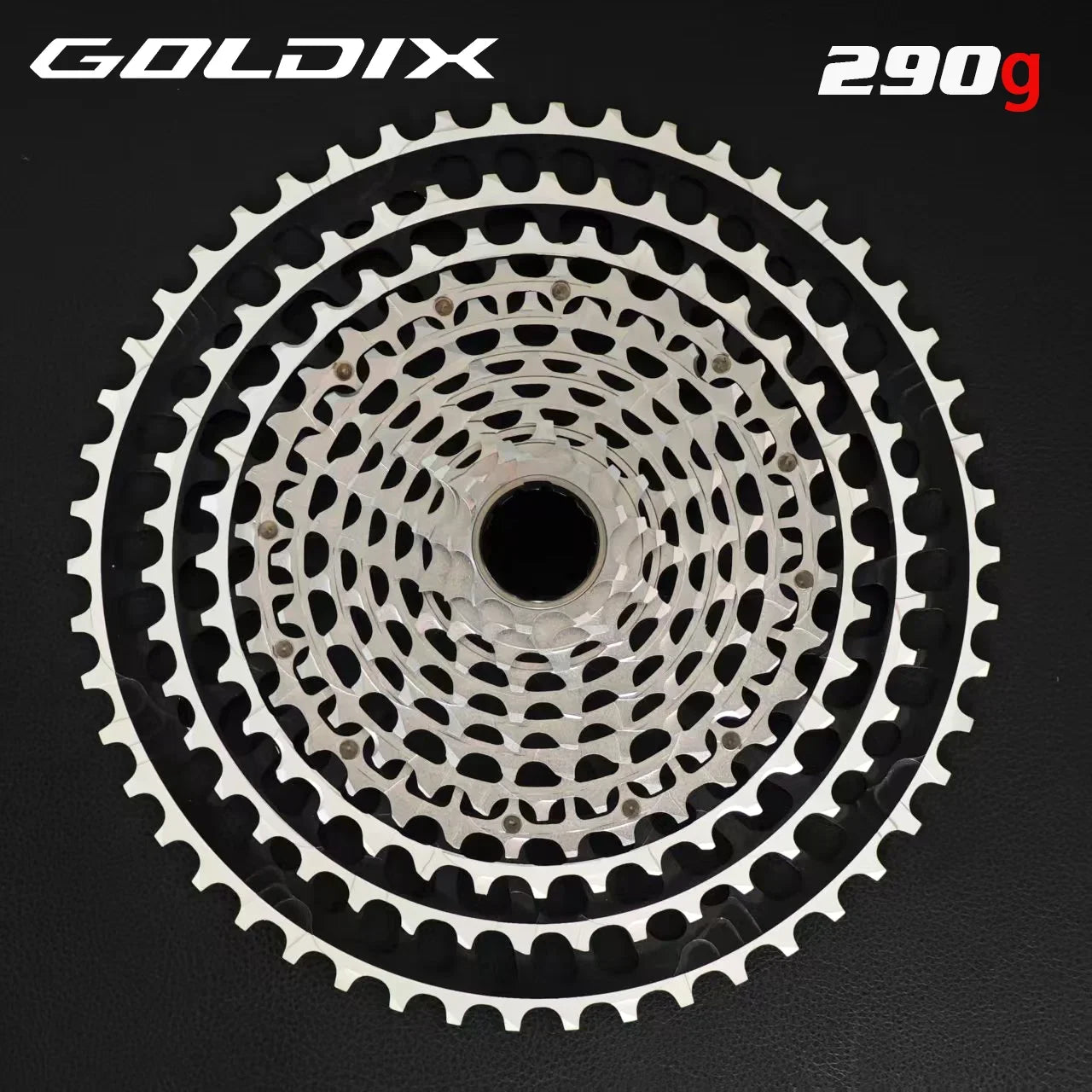 GOLDIX 12-Speed Ultralight MTB Cassette – CNC Sprocket 11-51T/11-46T HG & 10-46T/10-51T XD for Shimano SRAM