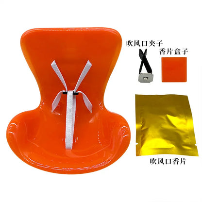Mini Plush Doll Safety Seat – Kawaii Labubu Idol Car Ornament, Air Aromatherapy Decoration Accessories