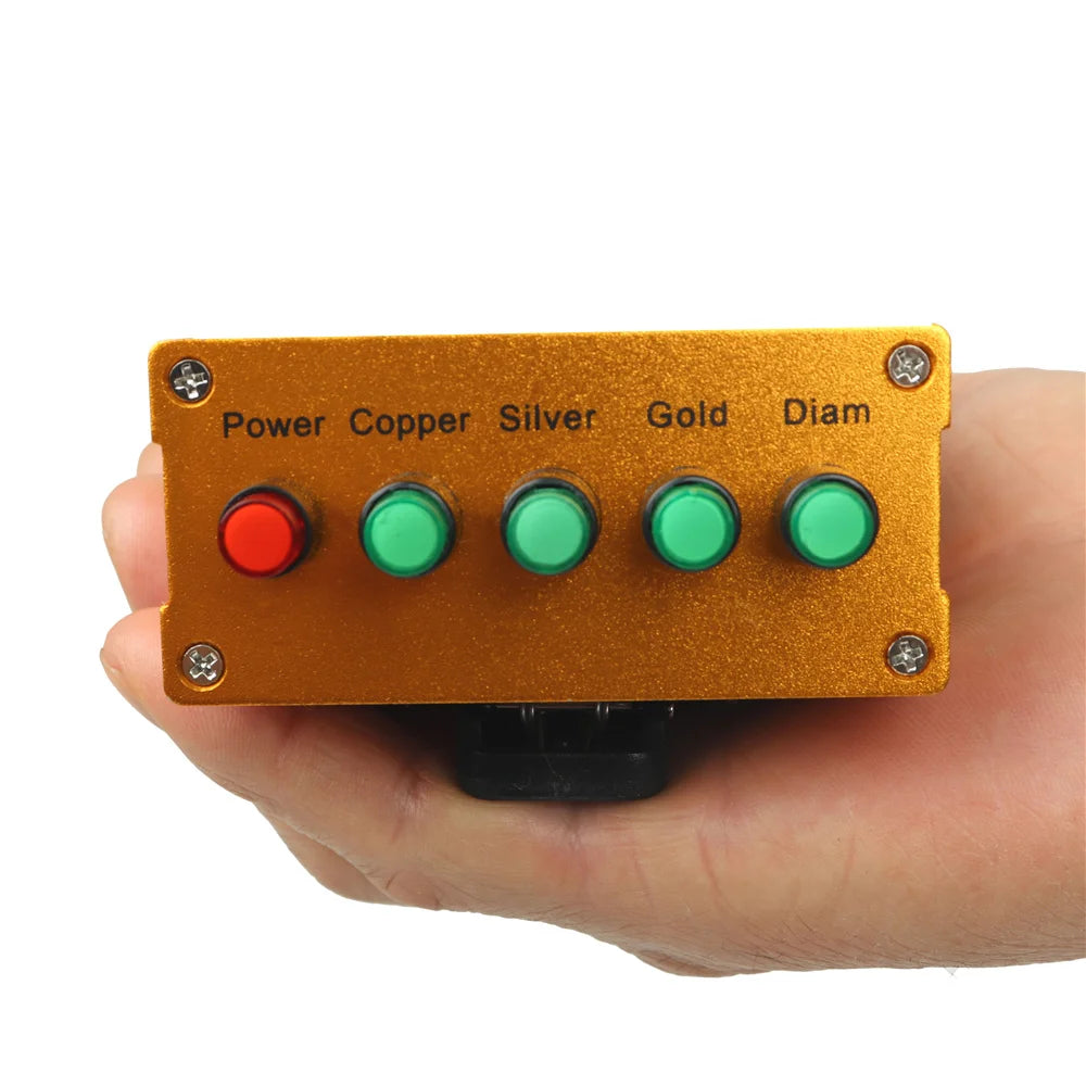 AKS 6-Antenna Underground Metal & Treasure Detector - Long-Range Gold, Silver, Copper & Gem Search Scanner