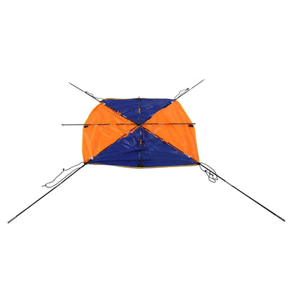 4-Person Boat Sun Shelter – Waterproof UV Protection Canopy for Kayak, Canoe & Inflatable Boat