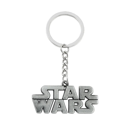 Star Wars Logo Keychain - Metal Bag Keyring for Men